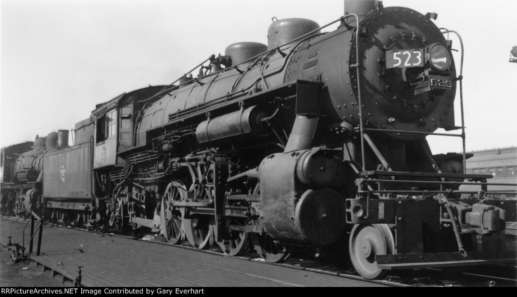 MILW 2-8-2 #523 - Milwaukee Road